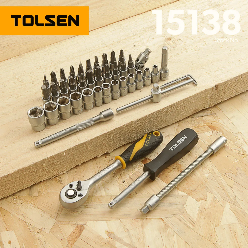 TOLSEN 46pcs Mechanic Multifunctional Diy Garage Mini Other Tool Sets
