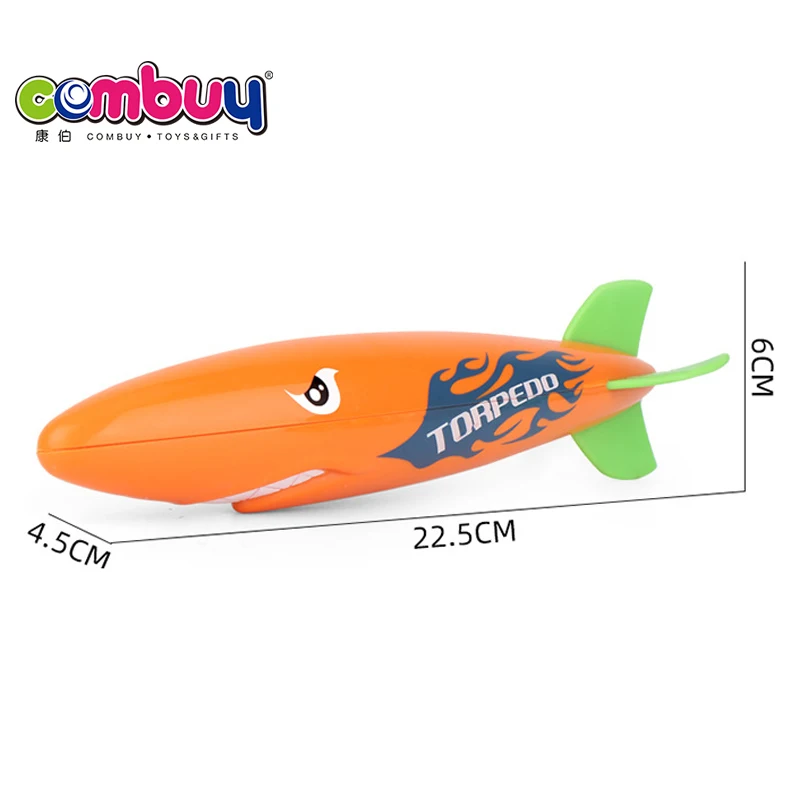 Swimming kids play game torpedo diving pool toys set