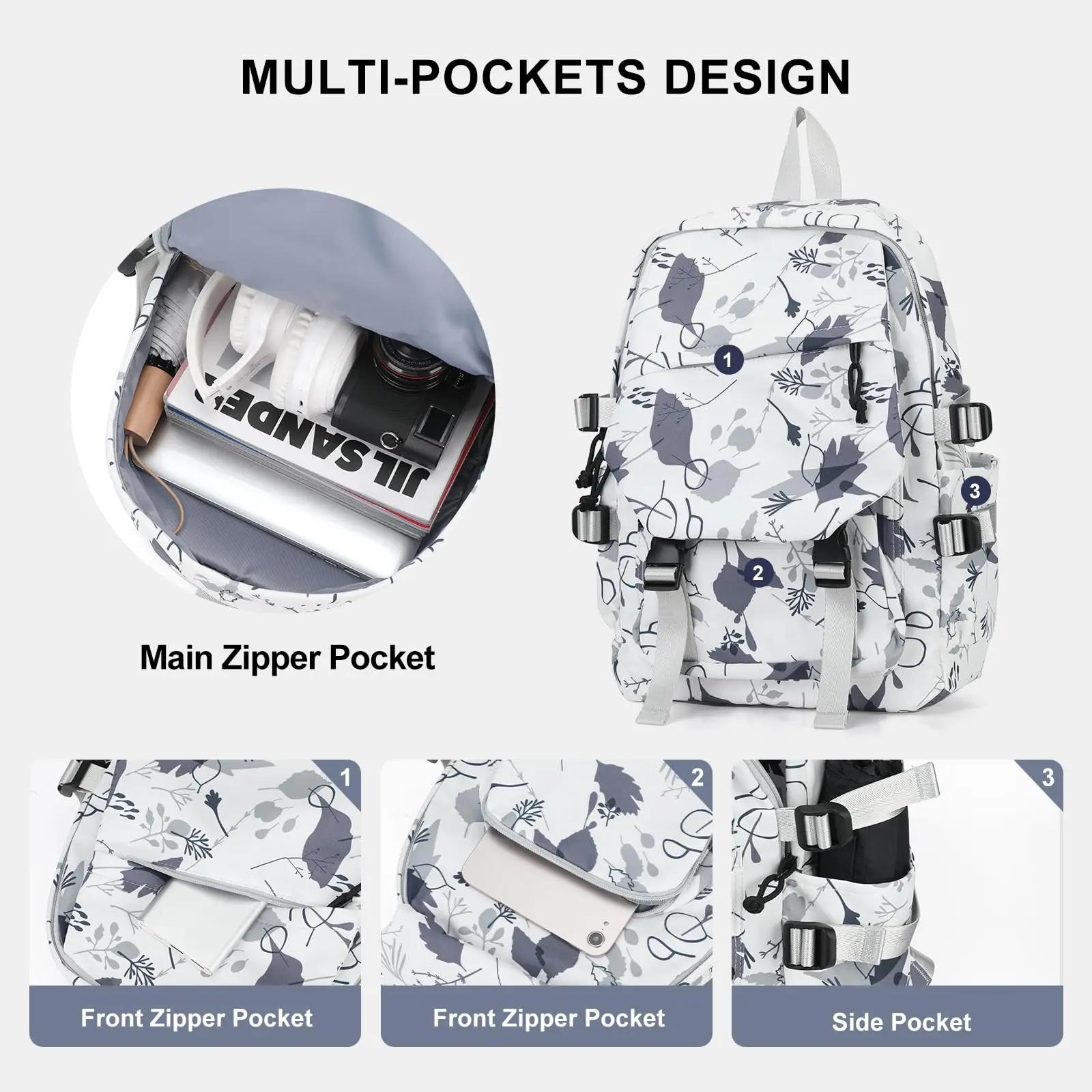 Custom Wholesale School Supplies Office stationery Set Large Capacity School Bag School Polyester Backpack For Girls Boys