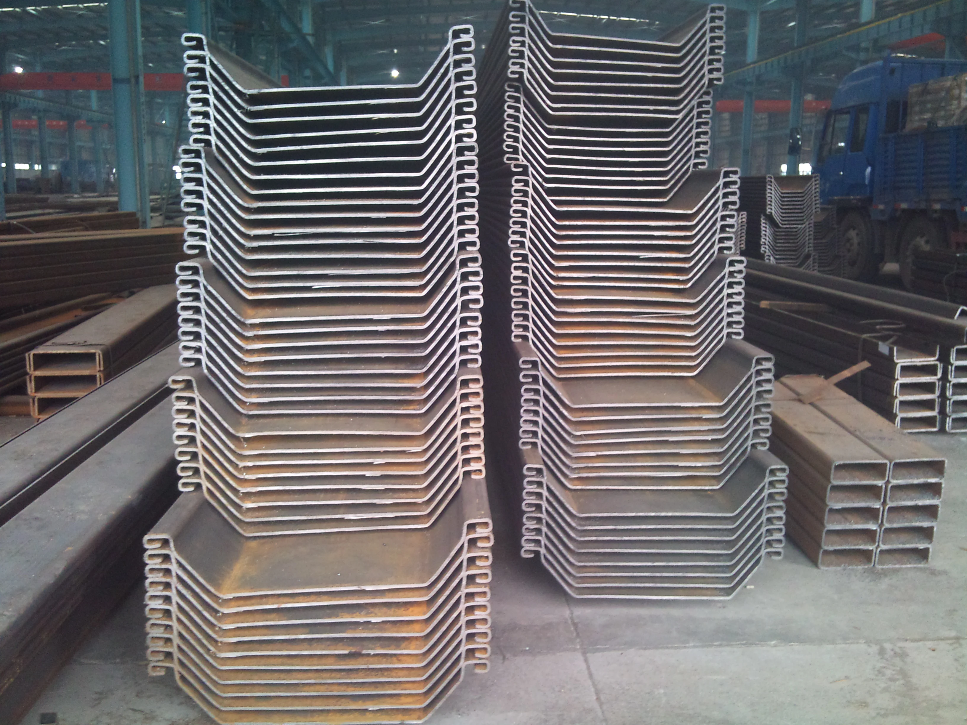 
China manufacturer 400*125/400*170 hot rolled U Steel Sheet Piles 