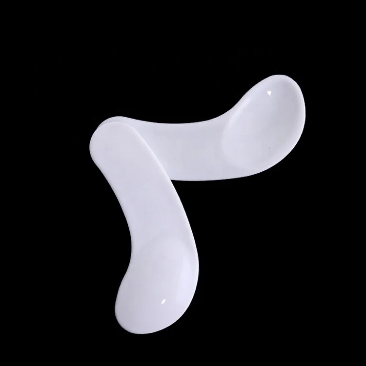 Super Suptember plastic makeup tools cosmetic spatula white mini cream spatula plastic skincare spoon