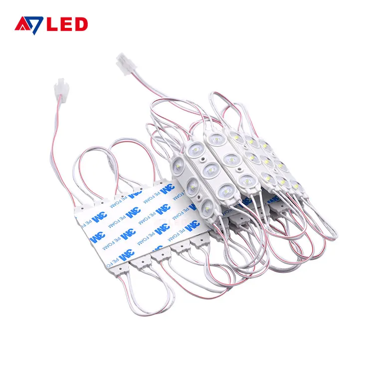 AC 110 В/AC 220 В Входной светодиодный модуль Впрыска лампы SMD 2835 3 LED 2 Вт IP65 водонепроницаемый знака