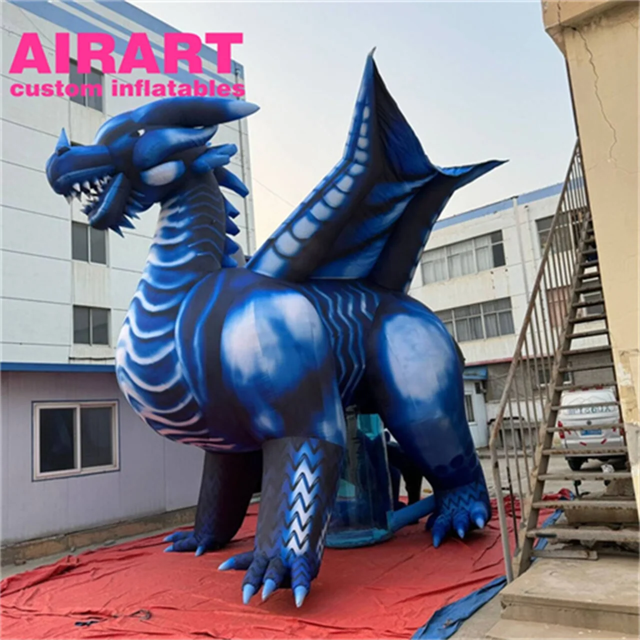 movie props inflatable cartoon dragon mascot,inflatable children lovely inflatable dragon character