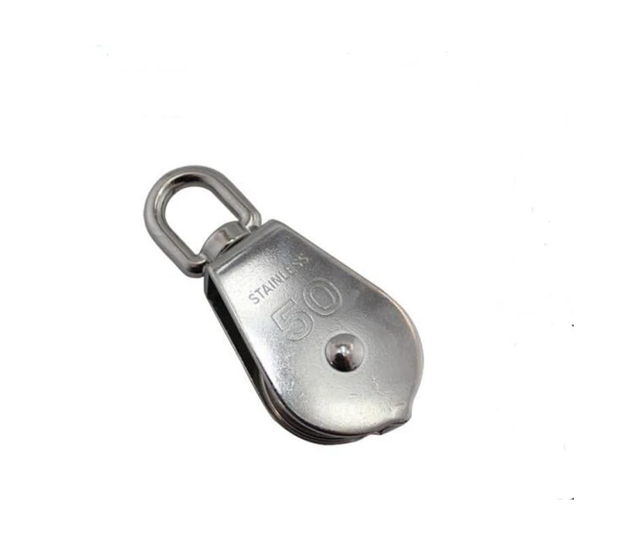 Высококачественный сервисный крюк с роликовой загрузкой с одним поворотным шкивом micro