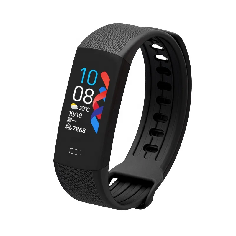 The new B6 color screen temperature measurement smart bracelet, heart rate, blood pressure, photo stopwatch, weather sports, wat