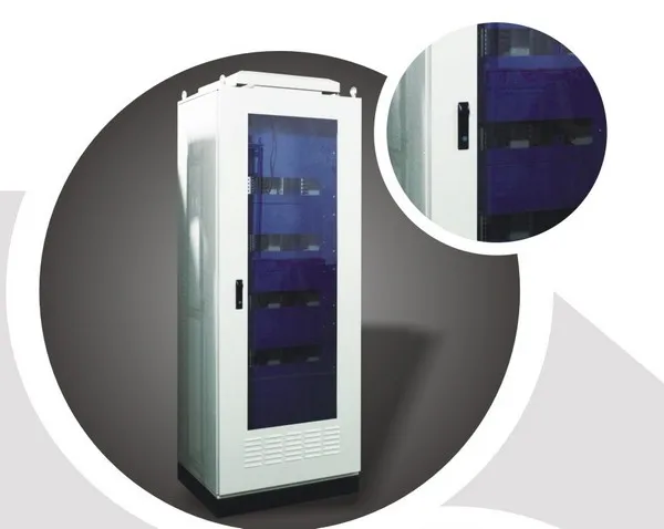 
Высококачественный наружный водонепроницаемый серверный шкаф с девятью плавающими профилями 