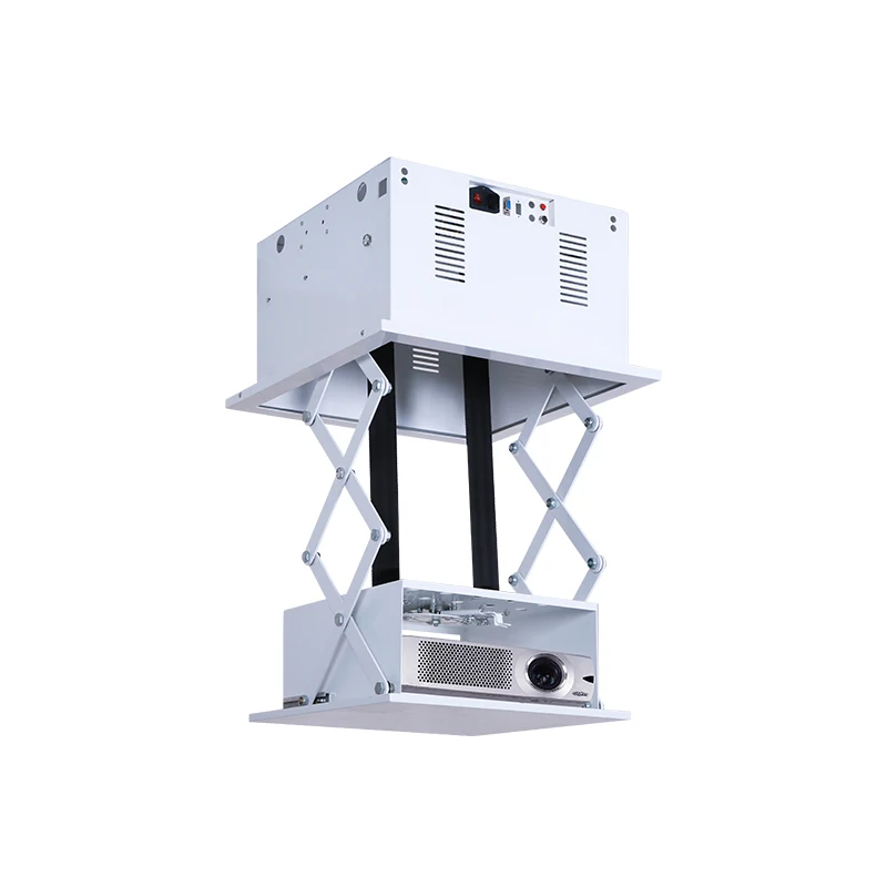Height Adjustable Projector Lift Push Rod Projector Motorized Projector Mount for Conference Room