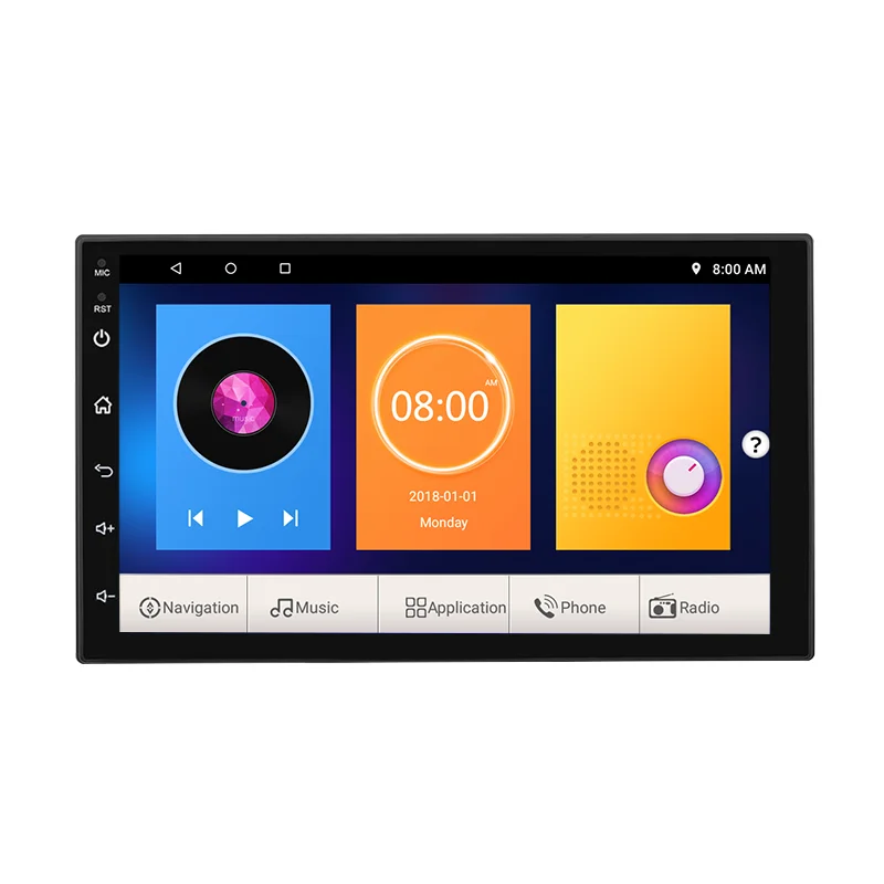 UI5 радио 2din AHD + DSP + AM FM RDS автомобильное радио 2 din gps android Автомобильная