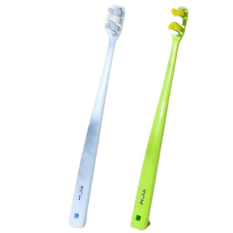 2023 New arrival 10000 Hair biodegradable bamboo Tooth Brush High Quality Plastic Super Soft copper-free Toothbrush for adult