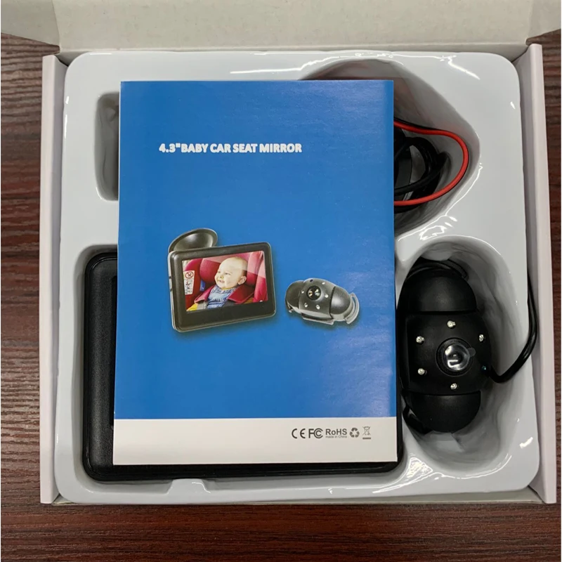 4.3Inch 1000TVL 120 Degree Wide Angle Car Baby Video Monitor Night Vision Baby Car Camera