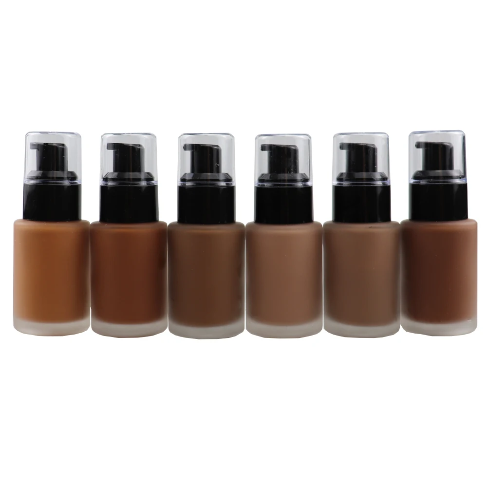 Private label  cosmetics Full Coverage waterproof foundation face beauty makeup liquid foundation