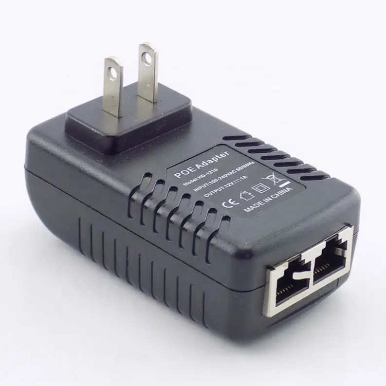 12V 1A POE Injector Wall Plug POE Switch Power Supply Adapter Wireless Ethernet Adapter For IP Camera CCTV US/EU Plug G16