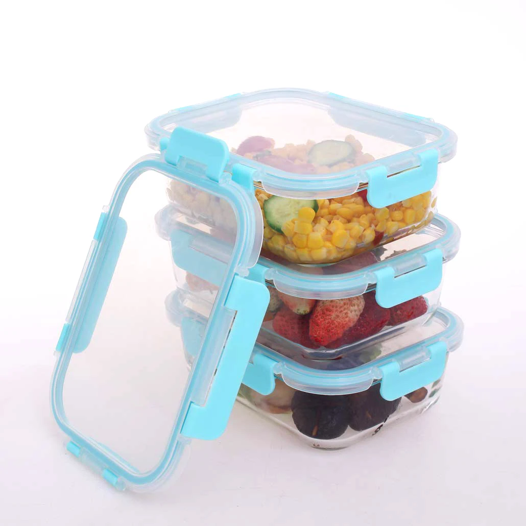 professional glass container take away food containers made in China