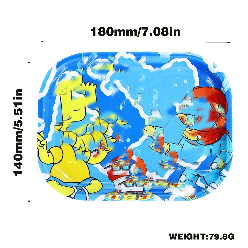 custom rolling tray with magnetic lid