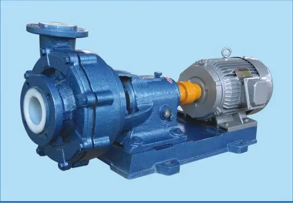 Corrosion-resistant wear-resistant horizontal single suction centrifugal chemical mortar pump