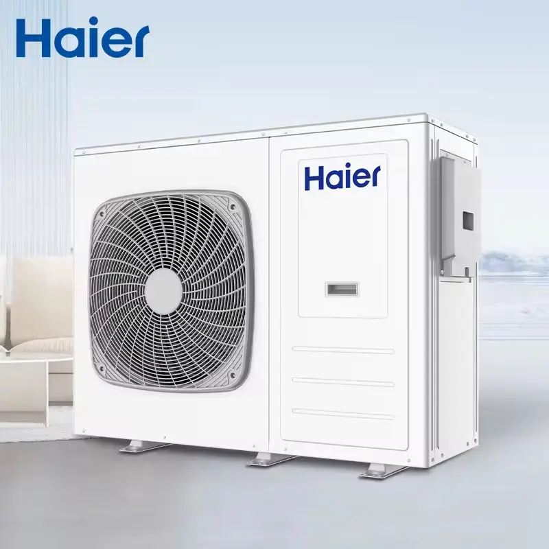 R290 EVI DC Inverter Copper Tube Evaporator Coils Air Source Air To Water Home Heating And Cooling Water Heater Heat Pump