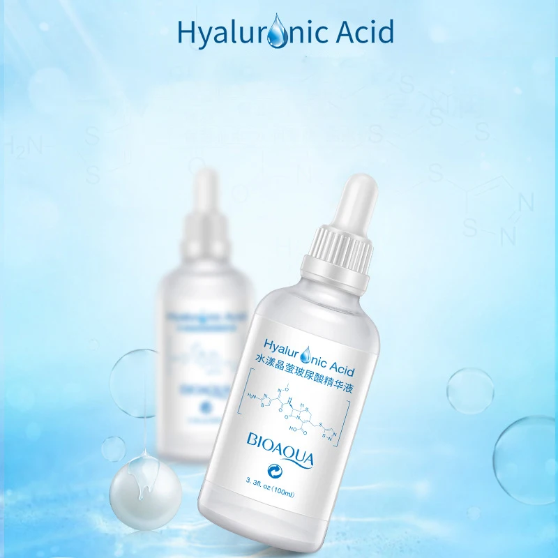 OEM ODM Bioaqua moisturizing natural embellish hyaluronic acid face serum for skin care