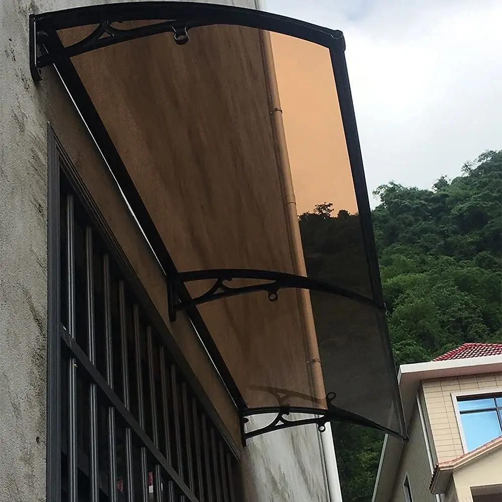 2022 New Style Retractable Rain Shelter Awnings Canopy European Design New Style Plastic Steel Canopy Awnings For Outdoor