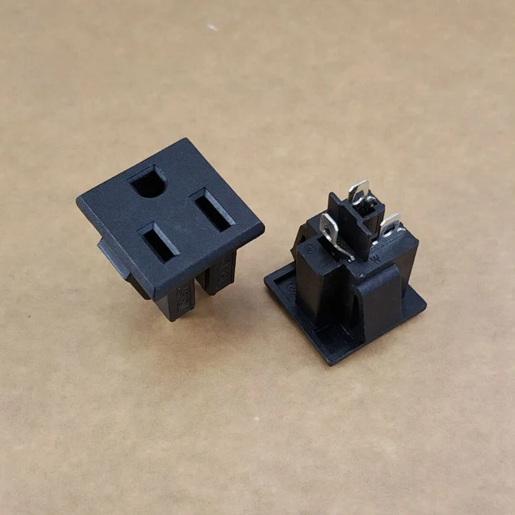 NEMA 5-15 Receptacle 110v Ac Power Socket (SK-122)