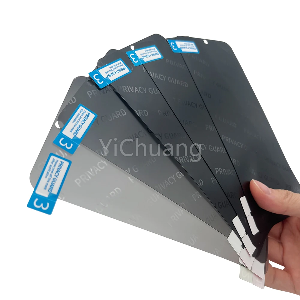 2way Privacy Screen Protector Roll Material / Sheet Size, Anti-glare Hydrogel TPU Privacy Film Roll / Privacy Filter Roll