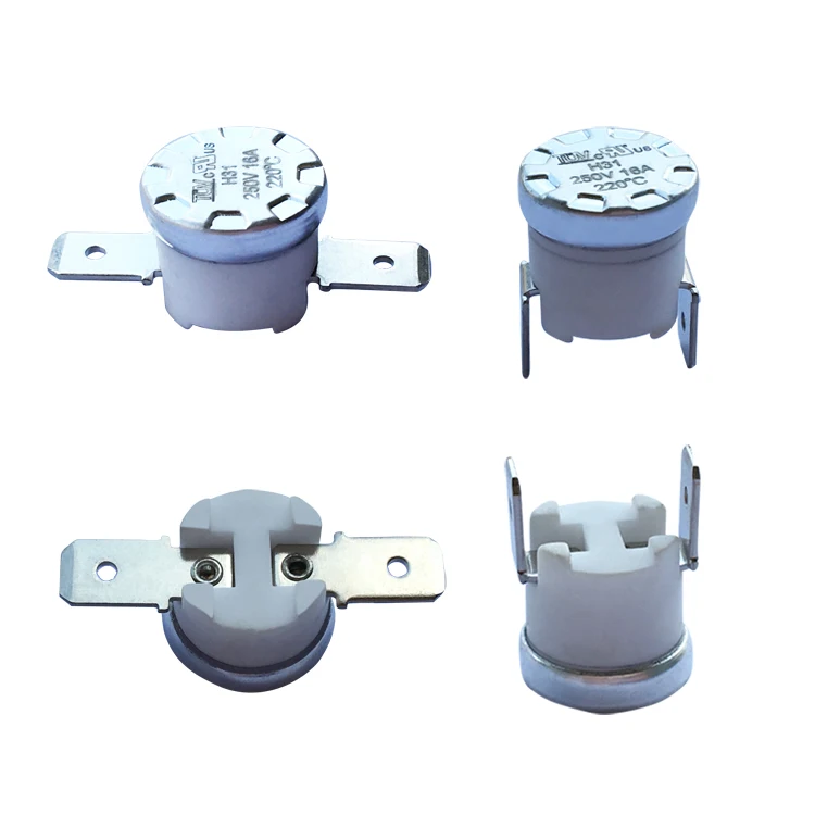 Manual reset thermal switch KSD301 bi-metal thermostat