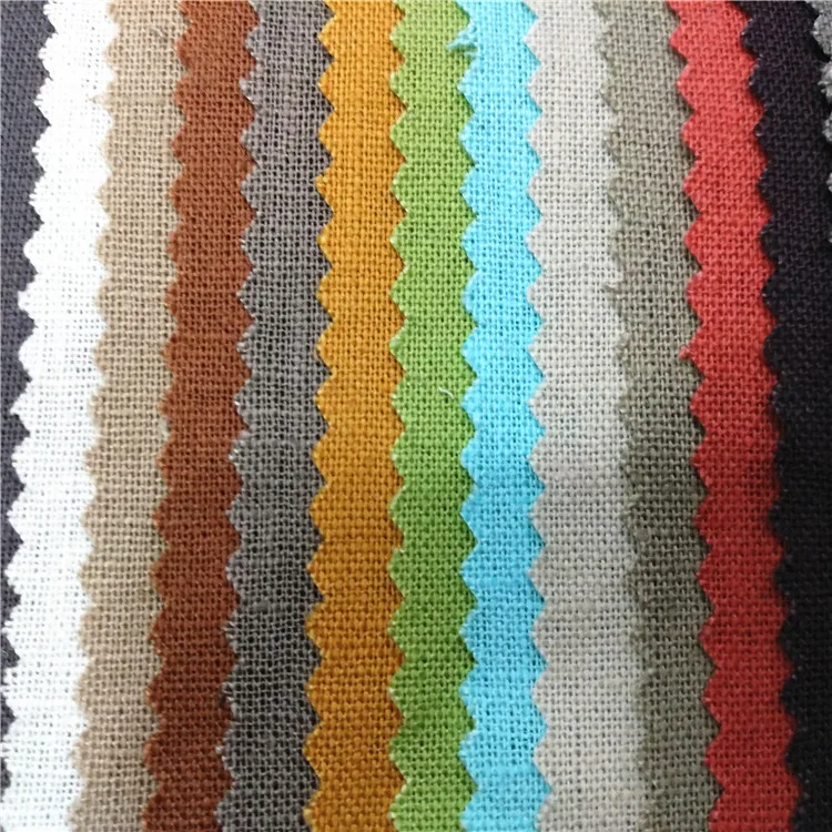 Thin linen cotton fabric 100% linen fabric for garment