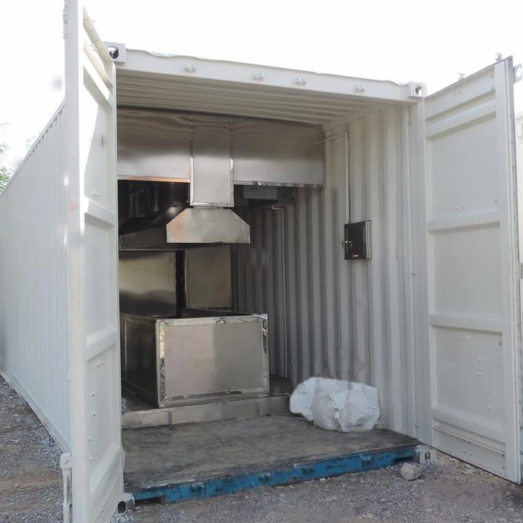 
2021 движущийся кремационный контейнер для человеческого крематора, без дыма, высокоэффективный, экономия топлива, 40-футовый контейнер 