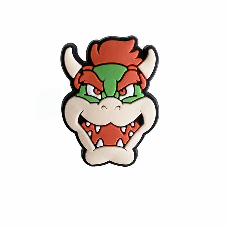 Game croc charms custom pvc shoe lace charms custom Super Mario croc charms wholesale Via DHL/Fedex