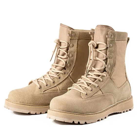 Outdoor Training Used Hiking Boots Rafale Security Camo Sand Jungle Tactical Boot Beige Coyote Green Steel Toe With Zipper