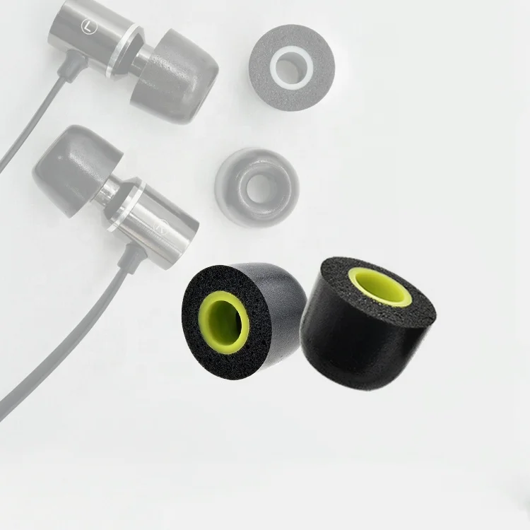 High Quality Replacement Earphone  Accessories 5.5mm Sponge Memory Foam Connector  Eartip Earplugs