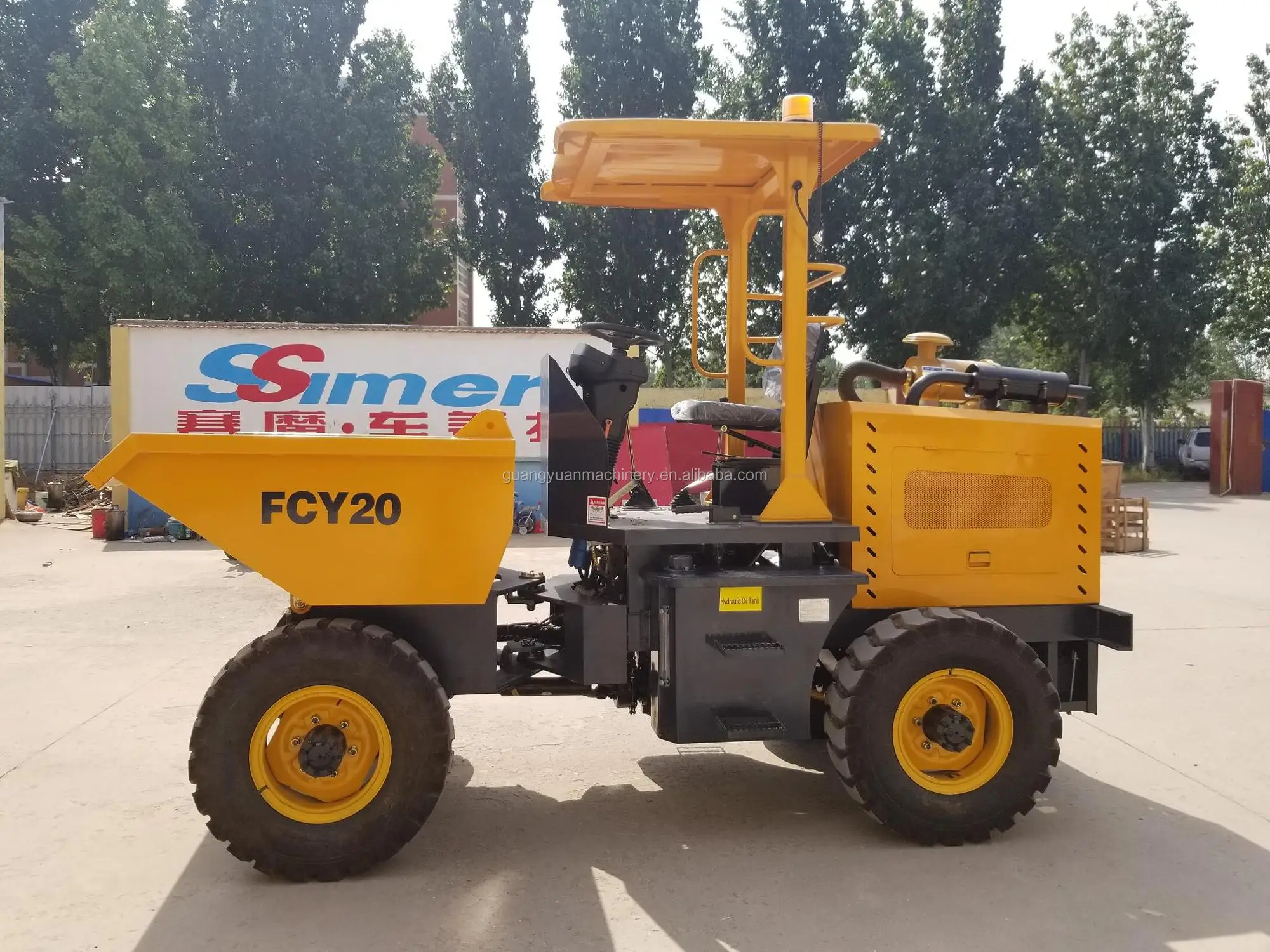 Chinese Dumper Diesel Mini Dumper Concrete Dump Truck for Sale All Terrain Vehicle Construction Machinery Wheel Dumper with CE
