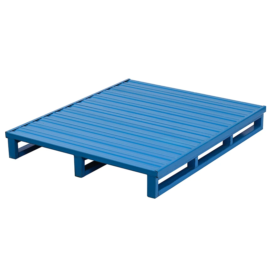 Steel Pallet Powder Coating Painting metal pallet High Load Capacity Logistic Warehouse Equipment Stack Metal Storage