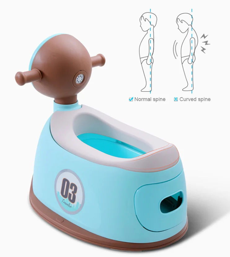 Multifunction Scooter Design Baby Potty Training Chair Portable Baby Potty Training Seat Toilet with Handles Kids Scooter Potty