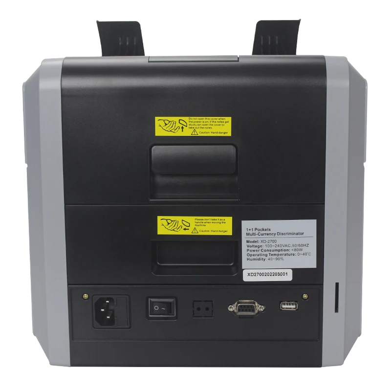 XD-2700 Top Loading CIS Money Counting Machine Bill Detector Mix Value Counter Cash Counting Machine