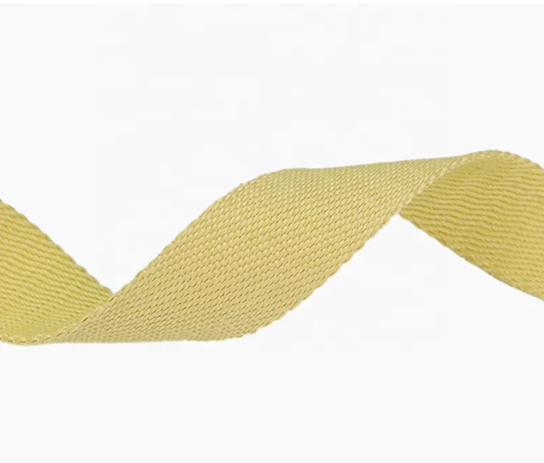 China Factory 100% Para Aramid Tape 1500d 12GSM High Strength Aramid Fireproof Safety Belt