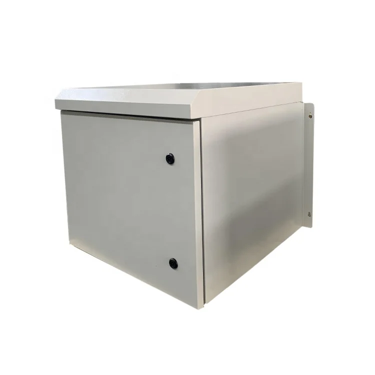 Outdoor IP65 Waterproof 6U 9U 12U 15U 16U 18U Metal Network Enclosure Control Cabinet Wall Mount for Electronics & Instruments