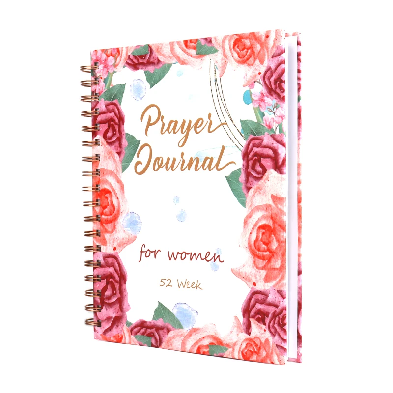 52 Week Custom Printing Spiral Christian Products Prayer Journal