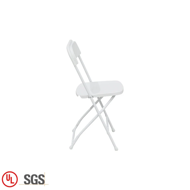 Living room cheap plastic folding chair modern HDPE outdoor white folding chairs for party