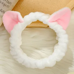 Wholesale custom high-end beauty salon special face wash makeup spa comfortable soft cat ears hair band for women