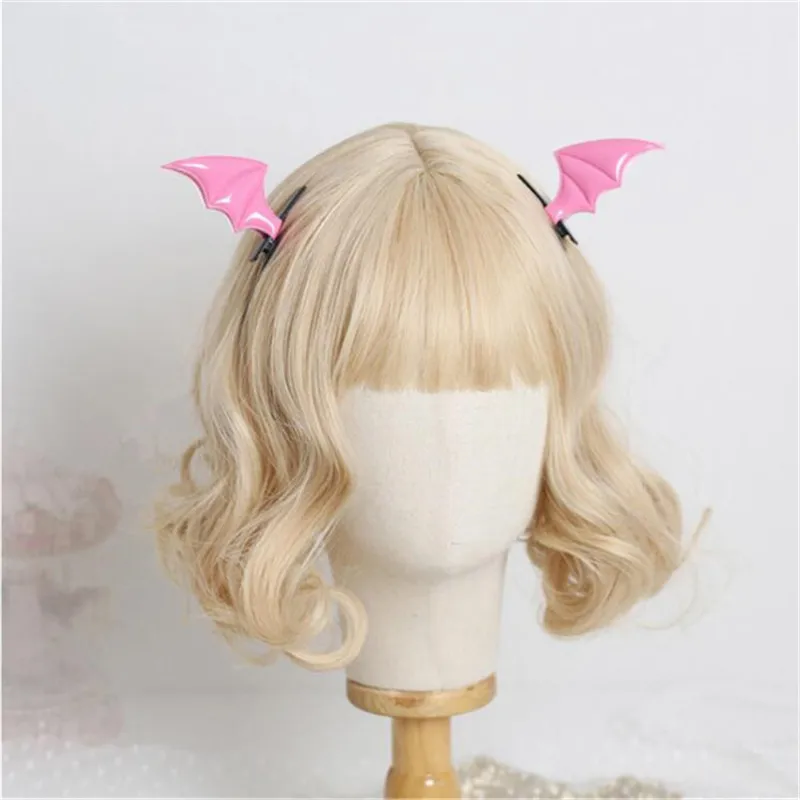 Spooky Halloween Headbands Demons Wings Hairpin Accessories Bat Hair Clips For Woman
