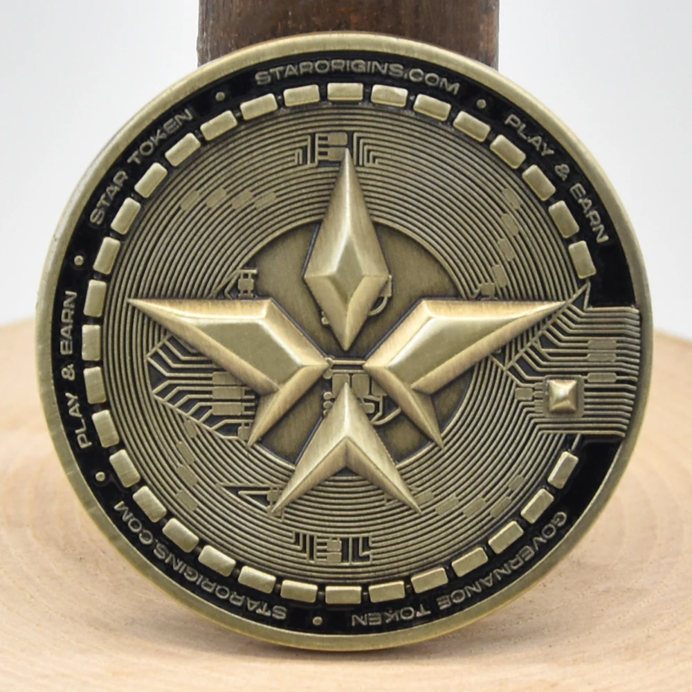 Custom blank zinc alloy coin holder display stand metal blank brass challenge coin with stand