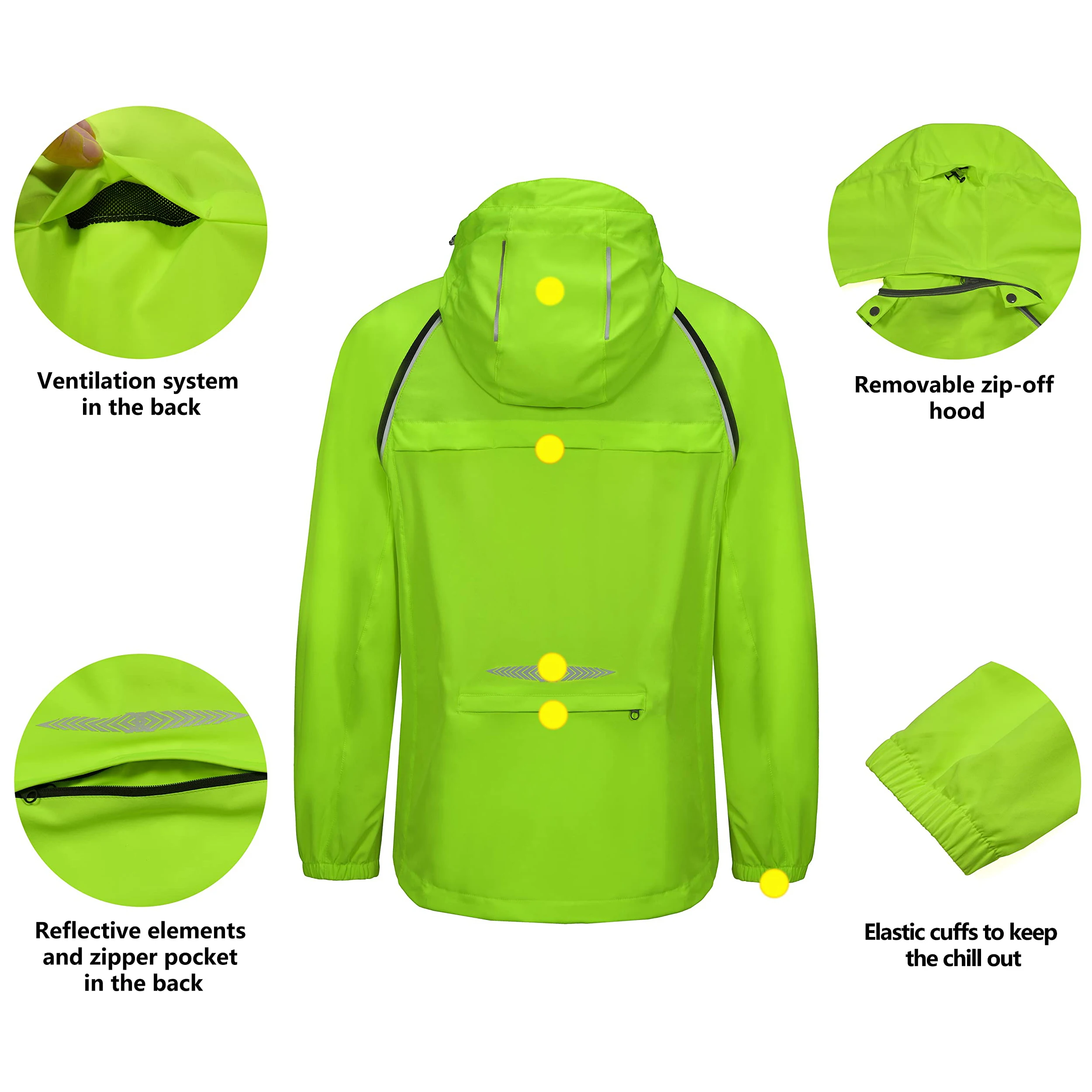 Design My Own Clothes Men Outdoor Hiking Rain Jacket Packable Man Embroidered Windbreaker Waterproof Cycling Bike Jacket Coats