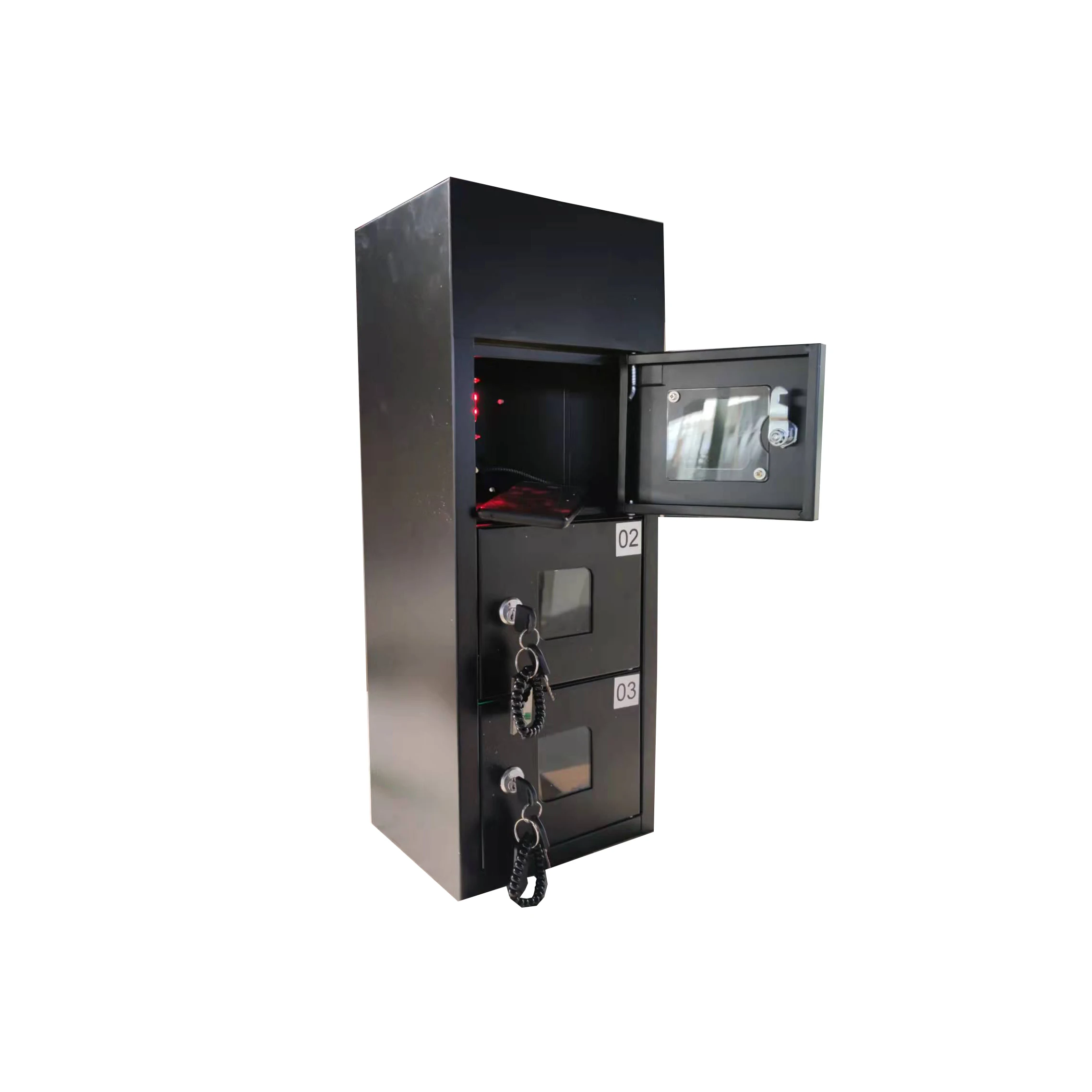 Mini Storage Cabinet Classroom Smart Phone Lockbox Cabinet With Locker Phone Storage Box Organizer