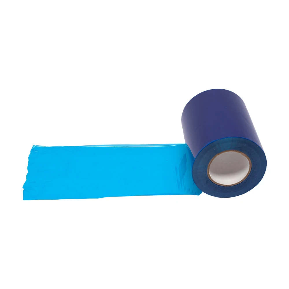 blue color UV resistant PE glass protective film for temporary protection