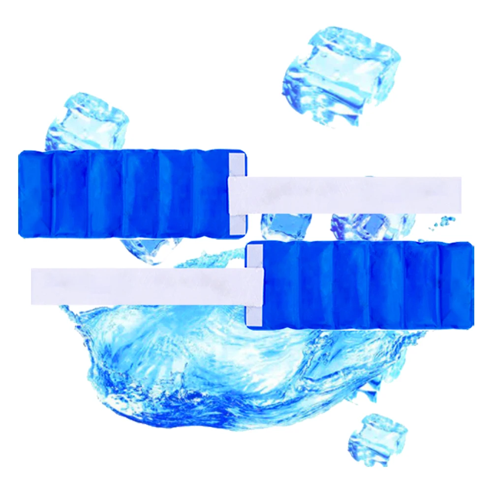 Reusable Hot Cold pack with strap Therapy Ice Gel Pack for Calf and Shin to Relieve Pain