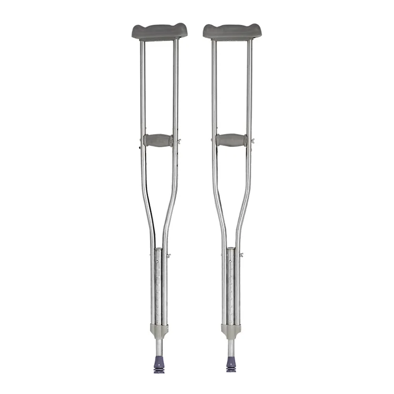 Cheap Aluminum Lightweight Arm Underarm Crutch Adjustable Disabled Cane Crutch Price