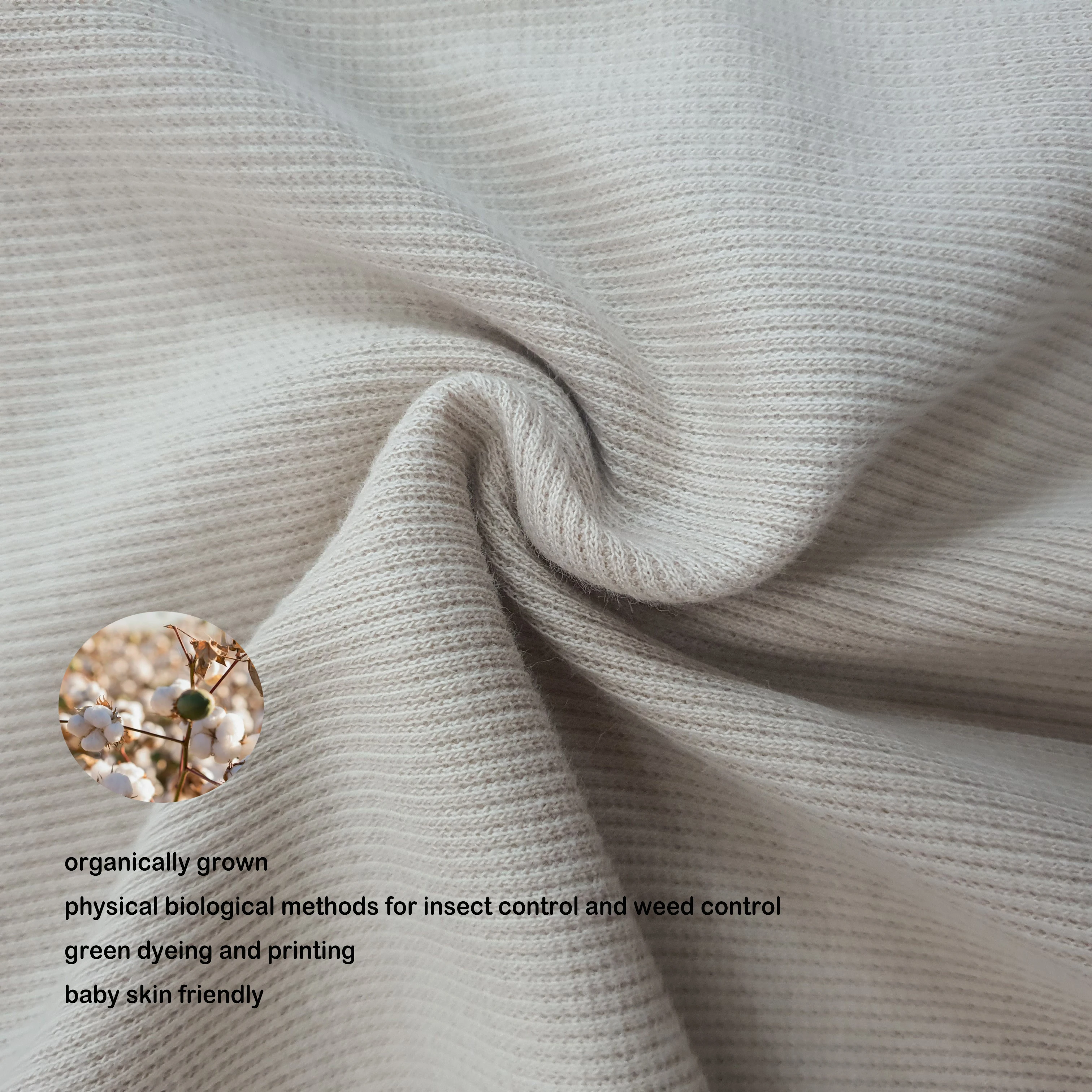 Custom Gots Certified Organic Rid Cotton Baby Romper Newborn One Piece Organic Cotton Onesies Baby Clothes