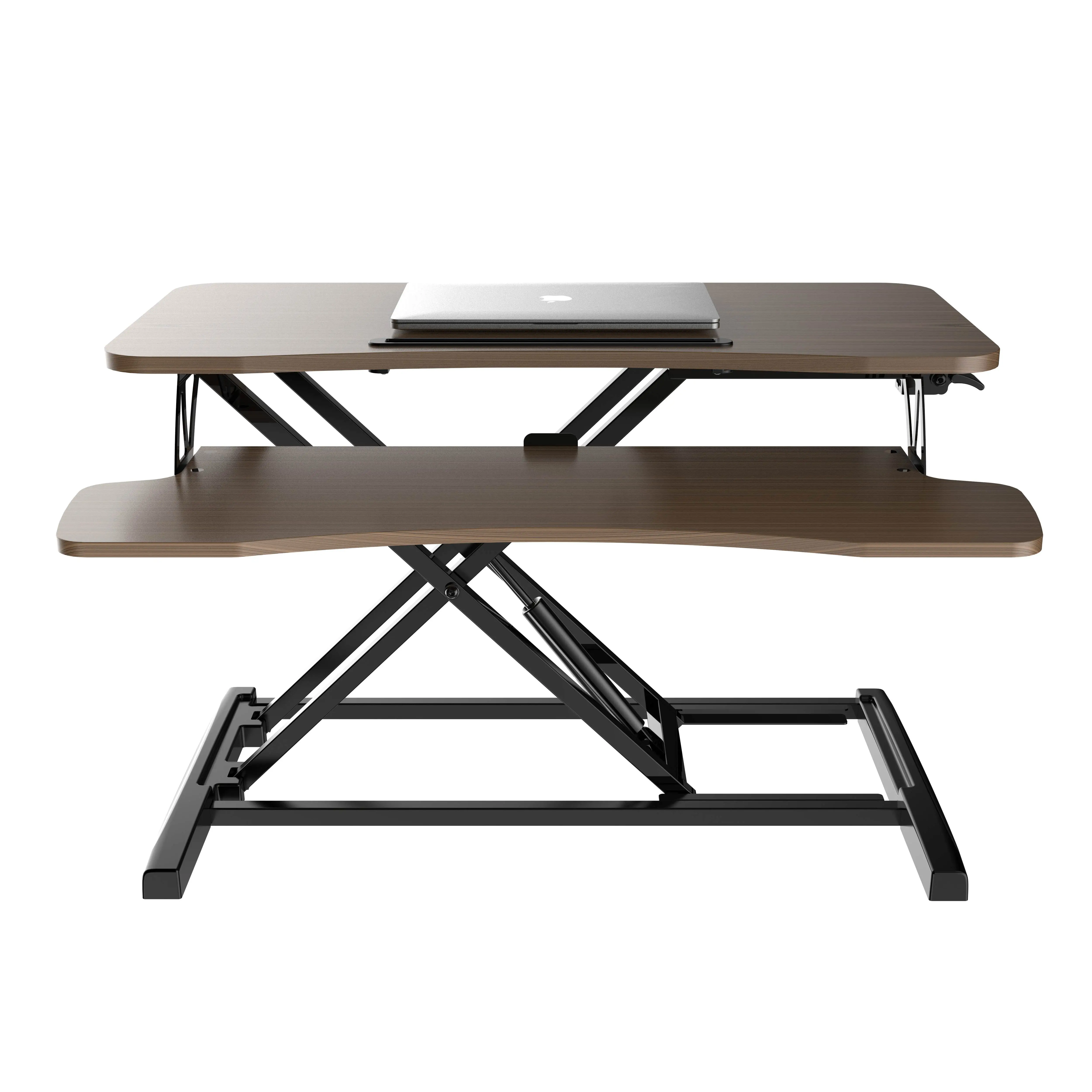 Office Height-Adjustable Laptop Standing Desk Sit To Stand up Computer Desk Converter