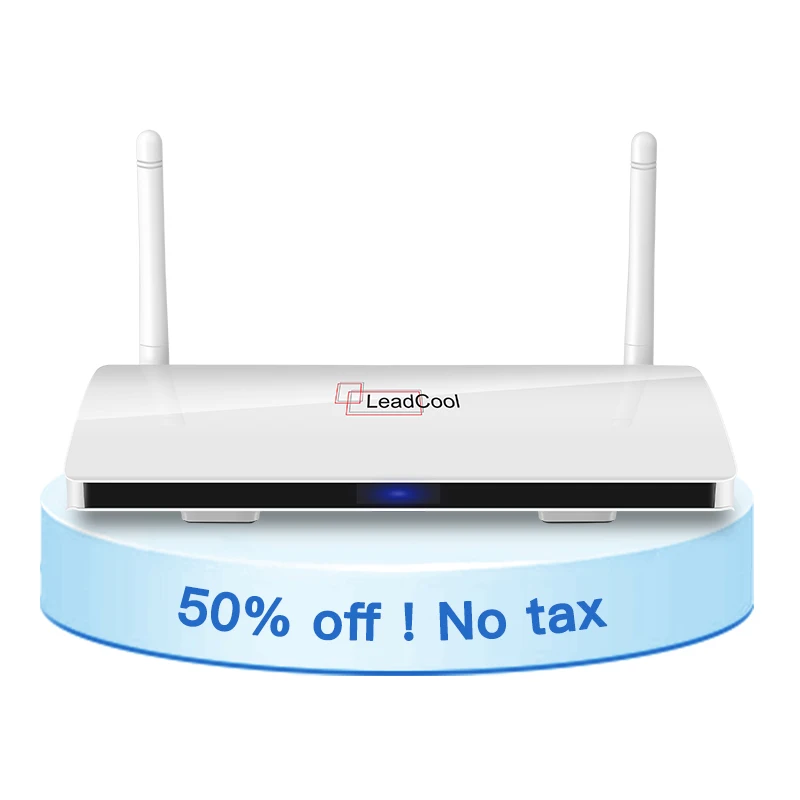 Wholesale Leadcool Settop Box Android 9.0 S905W 4K Android TV Box On Promotion Send From France To France