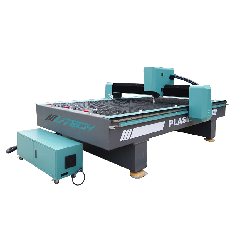 Best Quality Huayuan Power Supply 63A 100A 1300*2500mm Plasma Cutting Machine for Metal Steel
